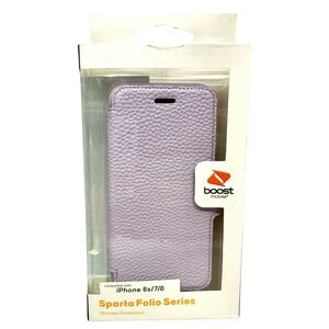 Boost Mobile Sparta Folio Series For iPhone 6s/7/8 Ultimate Protection Case